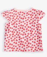 First Impressions Baby Girls Strawberry-Print T-Shirt, Exclusively at Macy's