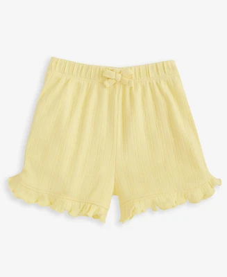 First Impressions Baby Girls Pointelle Shorts, Exclusively at Macy's