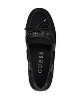 Guess Women's Lavonta Rhinestone Lace Tailored Boat Shoes