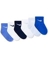 Nike Baby and Toddler Logo Socks, Pack of 6