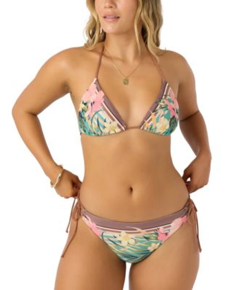 Oneill Juniors Estella Tile Venice Bikini Top Bottoms