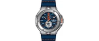 Invicta Men's 47378 Racing Quartz 3 Hand Orange, Blue Dial Watch