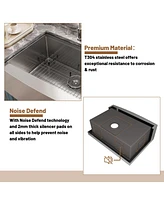 Casainc Farmhouse Kitchen Sink with Accessories