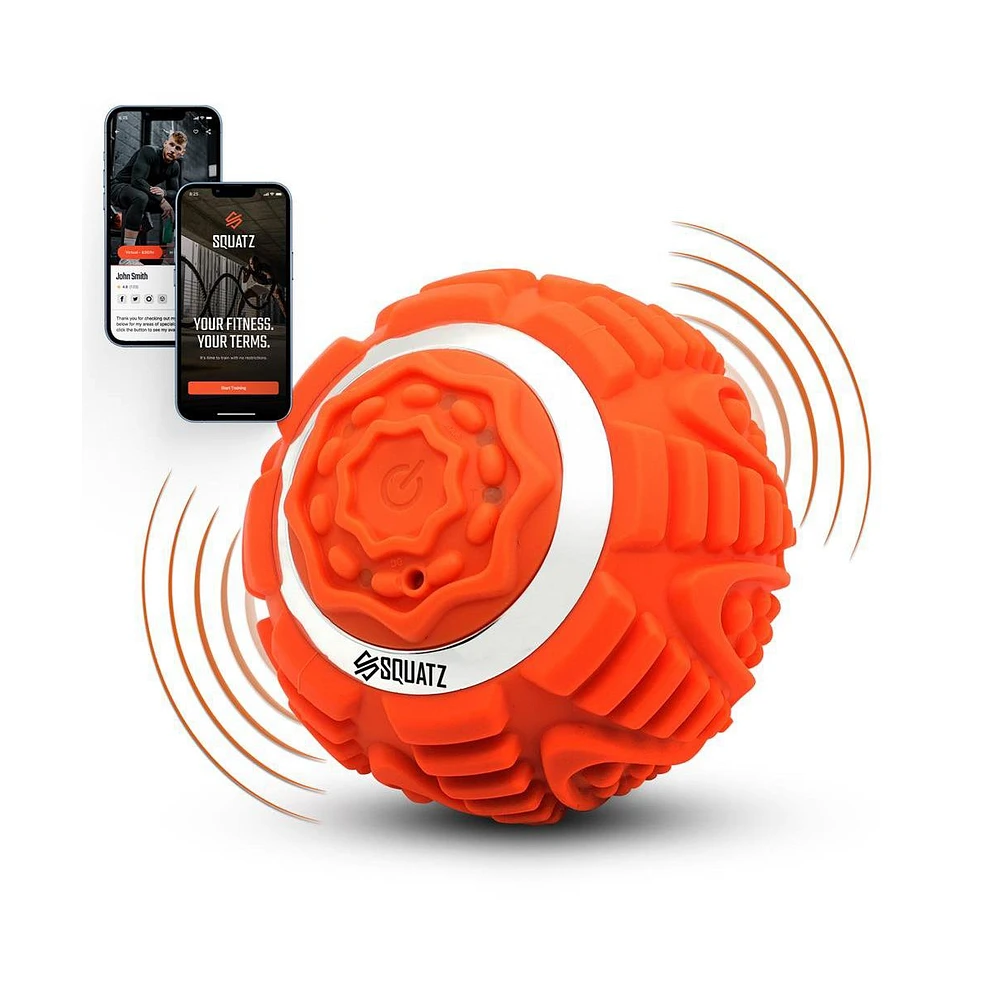 Squatz Wireless Vibrating Massage Ball, Deep Tissue Therapy