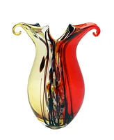 Dale Tiffany 14.5" Cecile Art Glass Vase