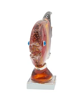 Dale Tiffany 8.75" Bora Fish Art Glass Figurine