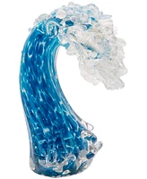 Dale Tiffany 8.5" Laguna Wave Art Glass Sculpture