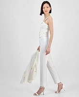 Anne Klein Petite Pull-On Mid-Rise Hollywood-Waist Pants