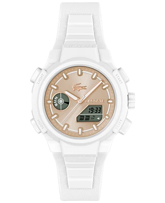 Lacoste Women's LC33 White Silicone Strap Watch, 40mm