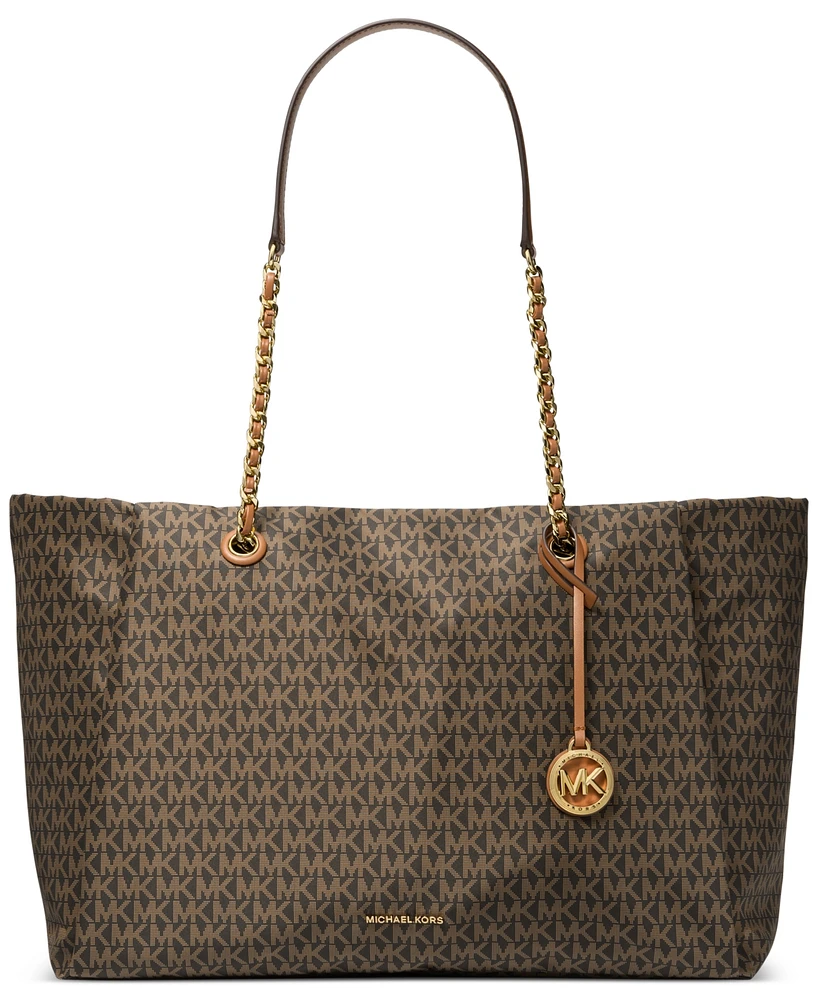 Michael Michael Kors Georgia Large Nylon Top Zip Tote