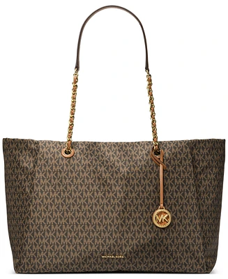 Michael Kors Georgia Large Nylon Top Zip Tote