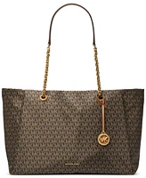 Michael Michael Kors Georgia Large Nylon Top Zip Tote