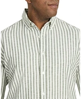 Johnny Bigg Men's Holiday Stripe Linen Shirt