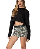 Edikted Womens Shyrah Oversized Knit Top