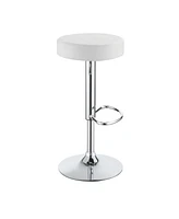 Slickblue Backless Adjustable Height Bar Stool – Sleek and Versatile Seating for Kitchen & Home Bar