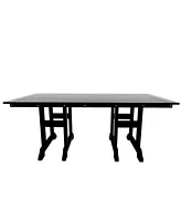 WestinTrends 7-Piece Hdpe Outdoor Dining Patio Table and Chairs Set