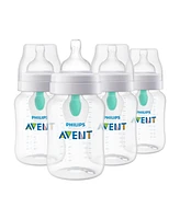 Philips Avent Anti-colic Baby Bottle With AirFree Vent, 9oz, 4pk