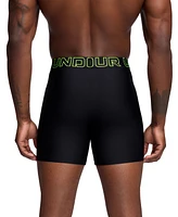 Under Armour Men's Performance Tech Mesh Solid 6" Boxer Briefs - 3-pack