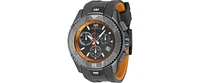 TechnoMarine Men's Tm-621032 UF6 Quartz Chronograph Orange, Gunmetal Dial Watch