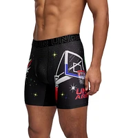 Under Armour Men's Performance Tech Mesh Graphic 6" Boxer Briefs