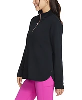 Sketchers Women's Ottoman-Rib Quarter-Zip Top