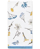 Lenox Wildflowers Printed & Embroidered Kitchen Towels, Set of 2