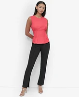Dkny Women's Sleeveless Peplum Blouse