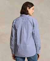 Polo Ralph Lauren Women's Relaxed-Fit Striped Cotton Shirt