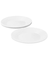 Arch Studio Opal Glass Spiral Dinner Plates, Set of 4, Exclusively at Macy's