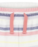 Hurley Big Girls Striped Beach Shorts