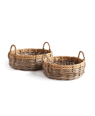 Sonoma Low Baskets, Set Of 2