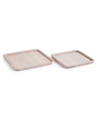 Langley Square Trays, Set Of 2