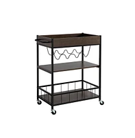 Slickblue Modern Kitchen Bar Cart for Stylish Home Storage and Entertaining