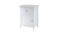 Slickblue 1-Drawer Bedroom Bedside Table Cabinet Nightstand End Table