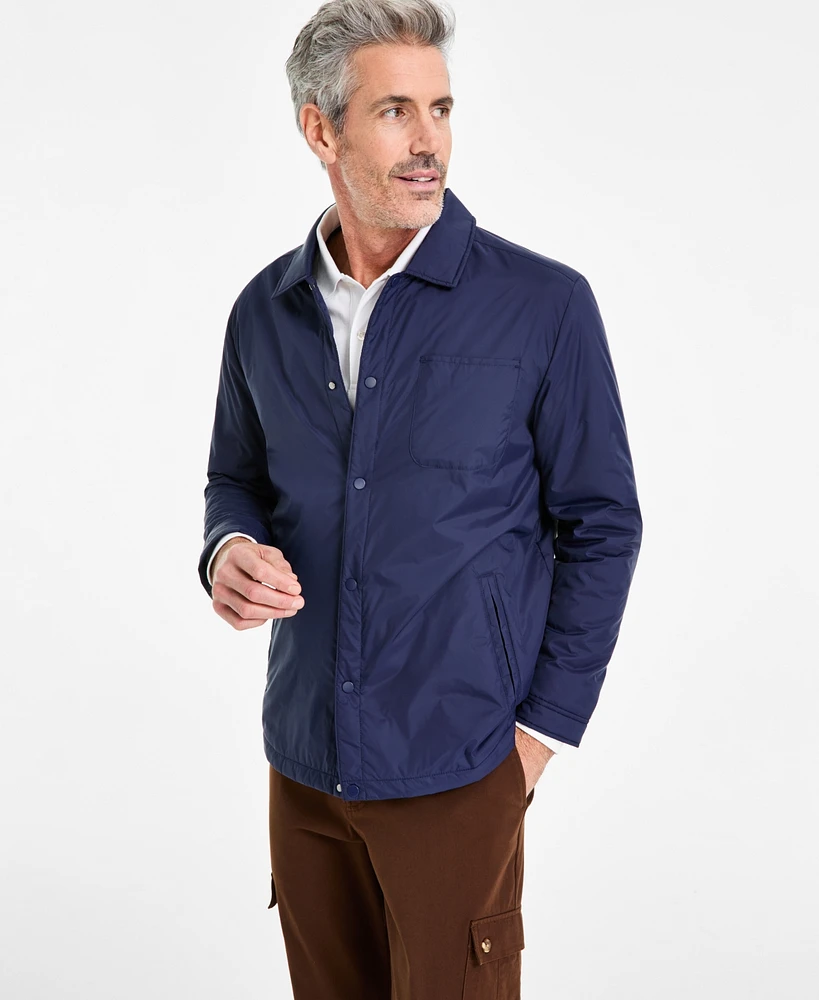 Club Room Men's Lightweight Fill Shacket, Exclusively at Macy's