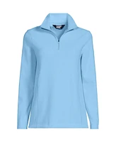 Lands' End Plus Fleece Quarter Zip Pullover Jacket