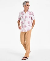 Club Room Men's Barley Palm Shirt, Exclusively at Macy's