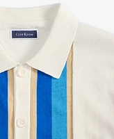 Club Room Men's Retro Colorblocked Polo Button Cardigan, Exclusively at Macy's