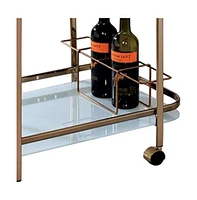 Slickblue Tiana Contemporary Serving Cart for Modern Home Entertaining and Decor