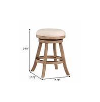 Slickblue Wood Counter Stool with Swivel Seat – Stylish and Durable Seating for Kitchen & Dining