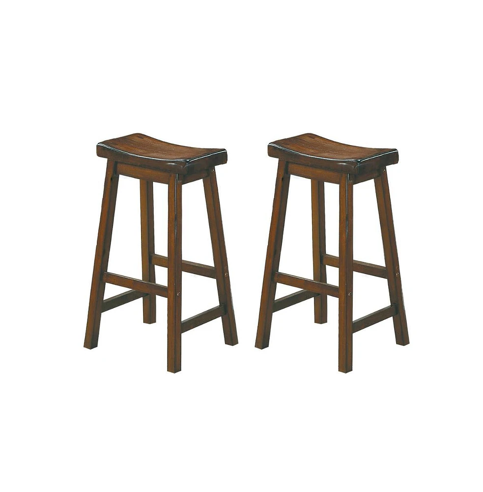 Slickblue Counter Stool with Saddle Seat Comfortable and Stylish Seating for Kitchen & Bar