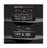 Pyle 4 Channel 2000W Max Bridgeable Mosfet Amplifier, Invincible Series