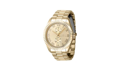 Invicta Men's Specialty Quartz Chronograph Gold Dial Watch