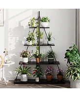gaomon Bookcase, 4-Tier Ladder Bookshelf