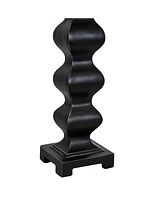 Sunnydaze Decor Stately Shapes Resin Accent Table Lamp Set of 2 - 29" H - Modern Tall Bedside Lamps - Plug-In Electric - Bulb Included