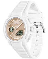 Lacoste Women's LC33 White Silicone Strap Watch, 40mm