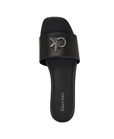 Calvin Klein Women's Yancie Slip-On Flat Casual Sandals