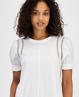 Tommy Hilfiger Women's Lace-Detail T-Shirt