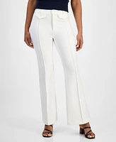 Tommy Hilfiger Women's Bootleg Silhouette Ponte Pants