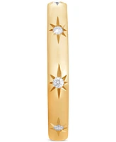 Diamond Starburst Ring (1/8 ct. t.w.) in 18k Yellow Gold